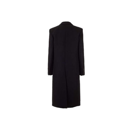 Cappotto Saint Laurent nero in acetato