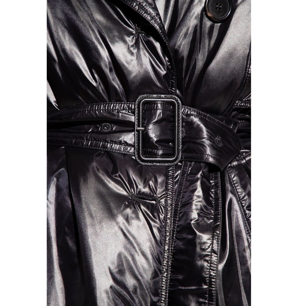 Manteau Saint Laurent noir en polyamide