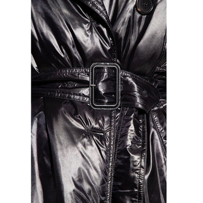 Manteau Saint Laurent noir en polyamide