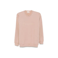 Sweat-shirt Saint Laurent en coton rose