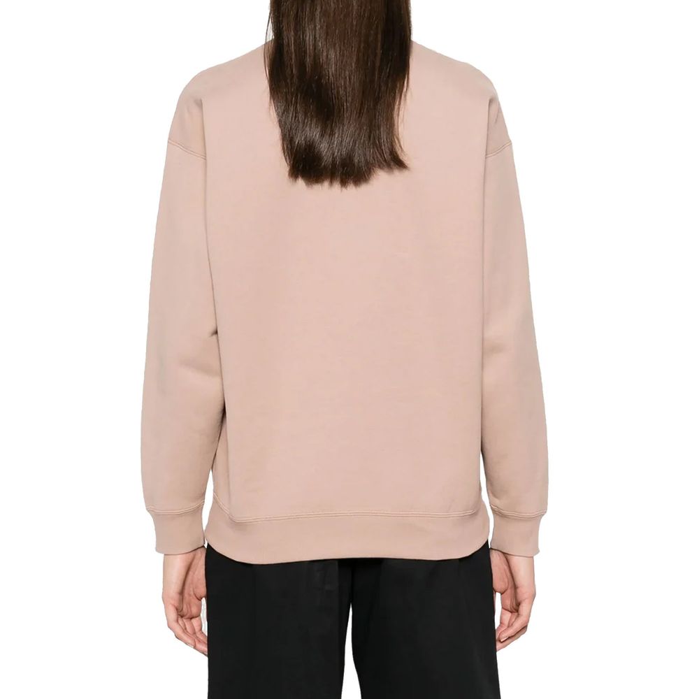 Sweat-shirt Saint Laurent en coton rose