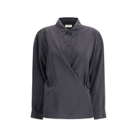 Camicia Lemaire in seta nera
