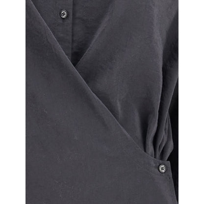 Camicia Lemaire in seta nera