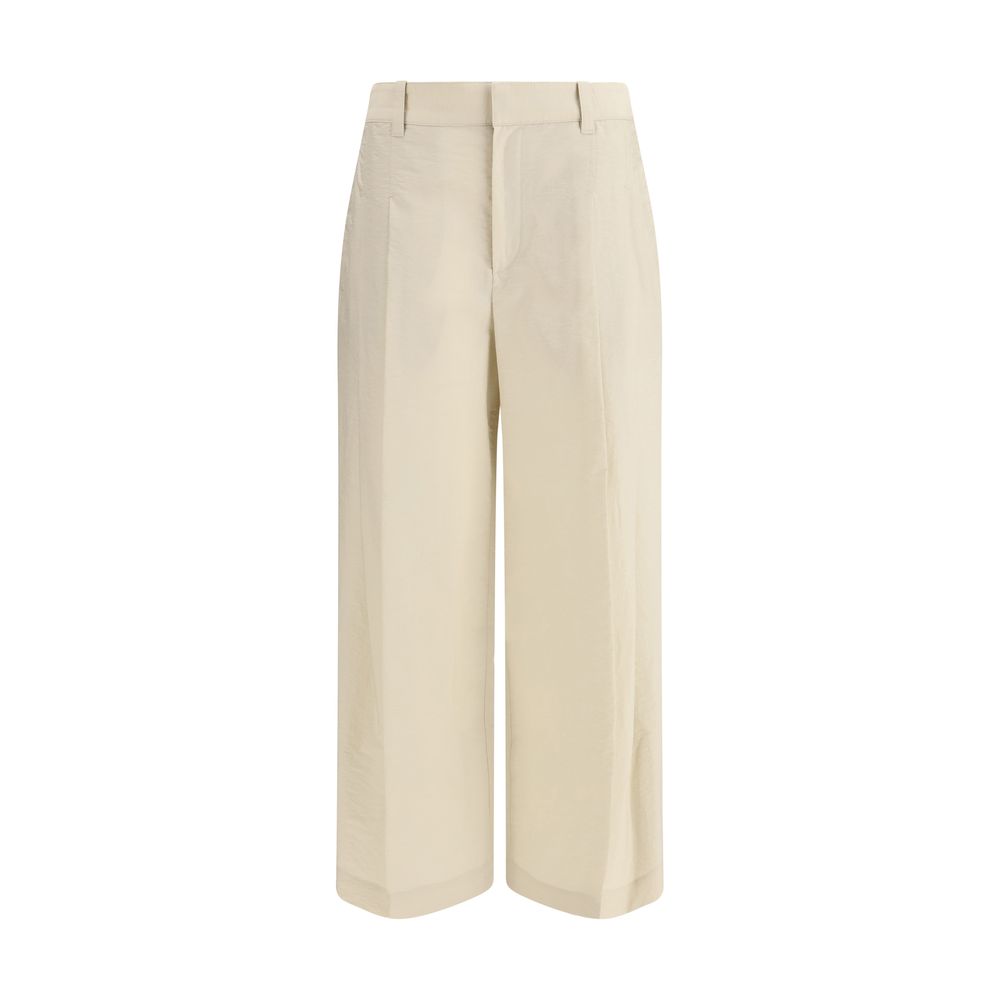 Pantalon décontracté Brunello Cucinelli en coton beige