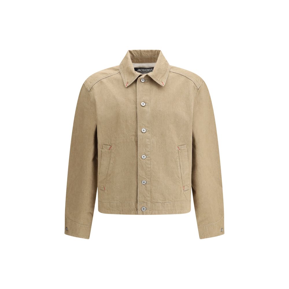 Veste en jean Jacquemus en coton beige