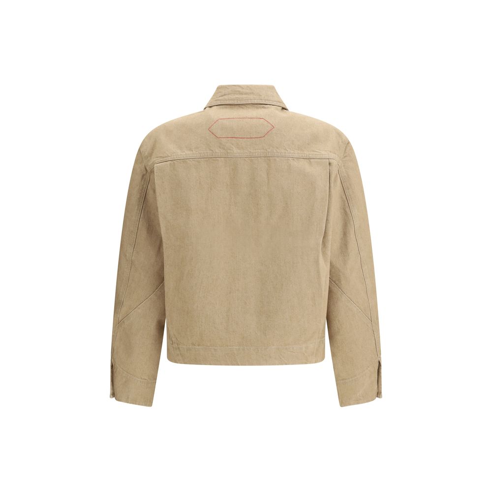 Veste en jean Jacquemus en coton beige