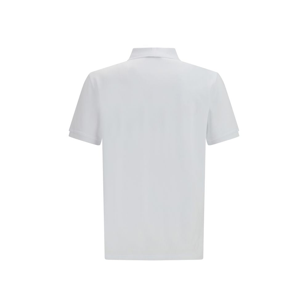 Polo Moschino in cotone bianco