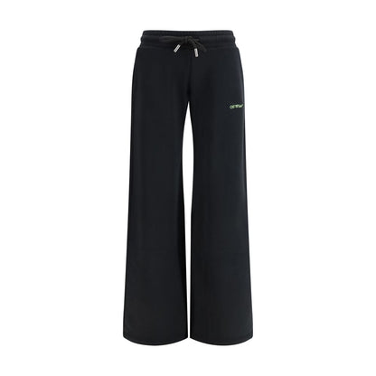Pantaloni casual Off-White neri in cotone