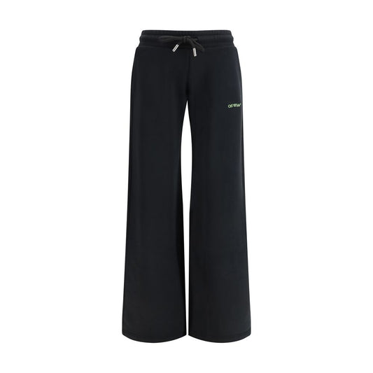 Pantaloni casual Off-White neri in cotone