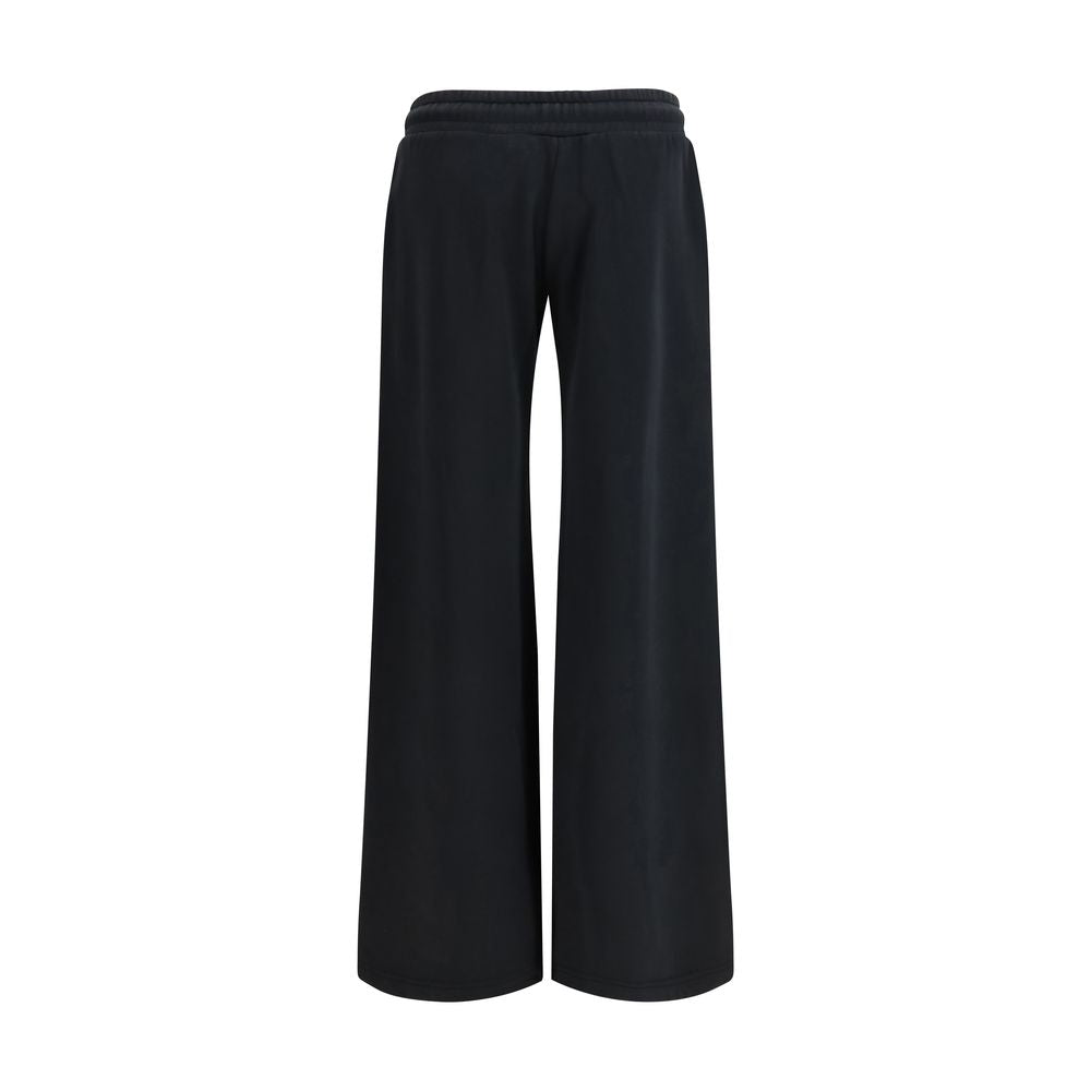 Pantaloni casual Off-White neri in cotone