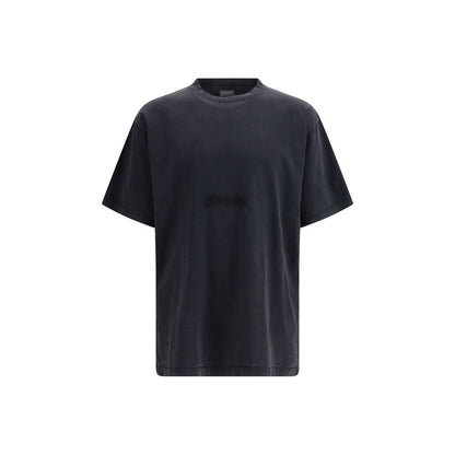 T-Shirt Balenciaga Nera in Cotone