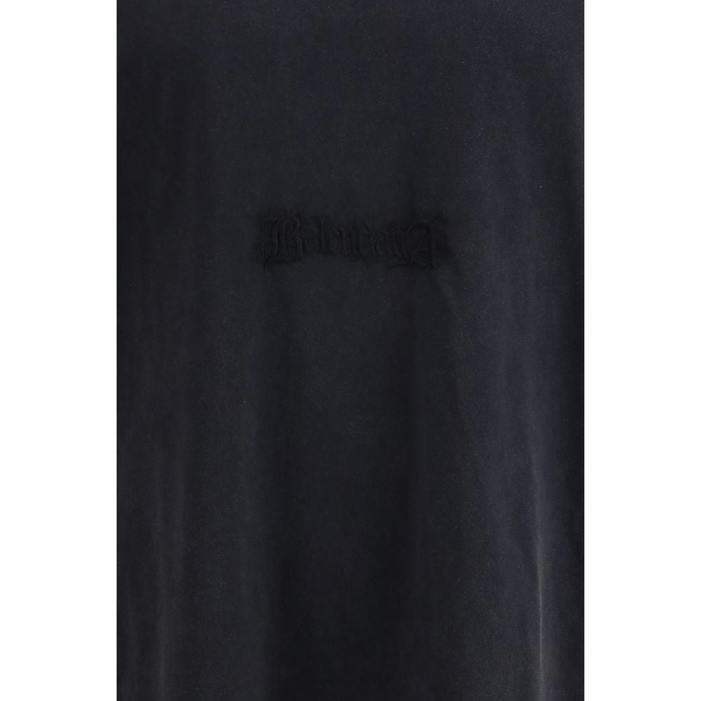 T-Shirt Balenciaga Nera in Cotone