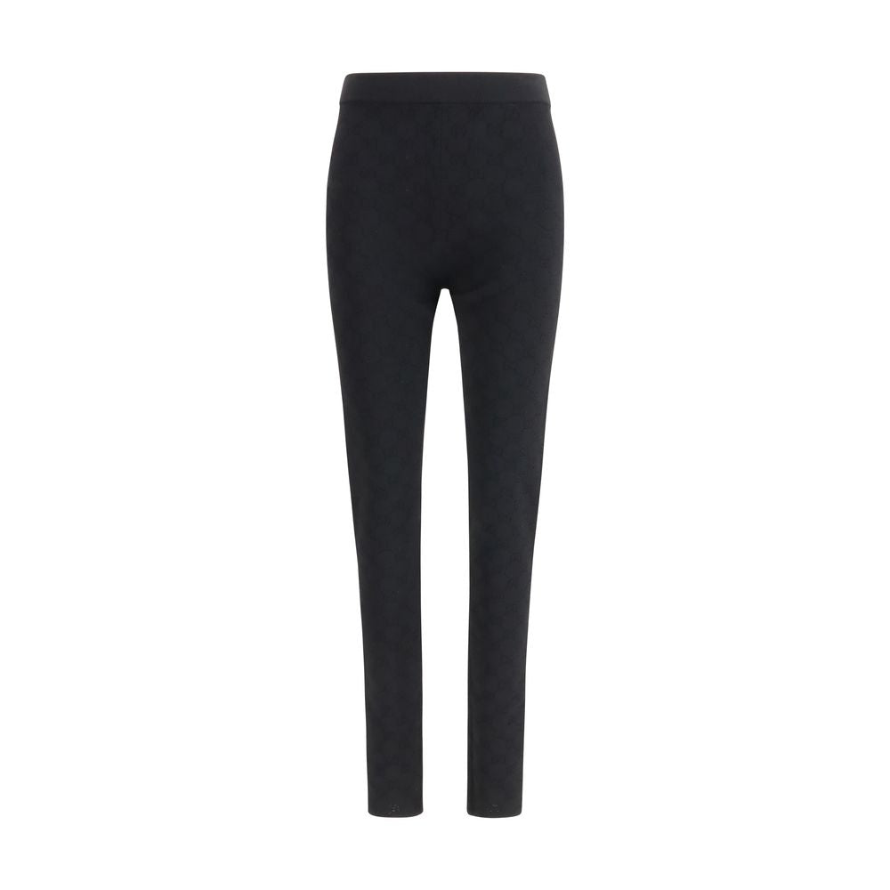 Gucci Leggings Neri in Viscosa