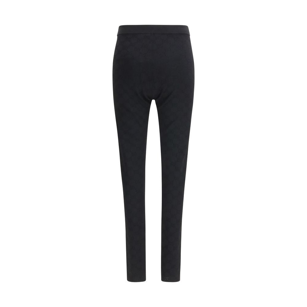 Gucci Leggings Neri in Viscosa