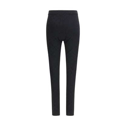 Legging noir en viscose Gucci