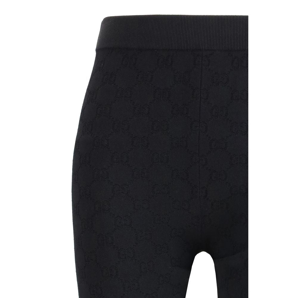 Gucci Leggings Neri in Viscosa