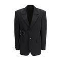 Blousons et manteaux noirs en laine Balenciaga