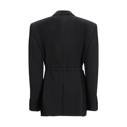 Giacche e Cappotti Balenciaga Neri in Lana