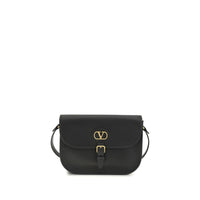 Sac bandoulière Valentino Garavani Bos Taurus en cuir de veau noir