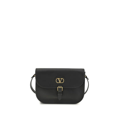 Sac bandoulière Valentino Garavani Bos Taurus en cuir de veau noir
