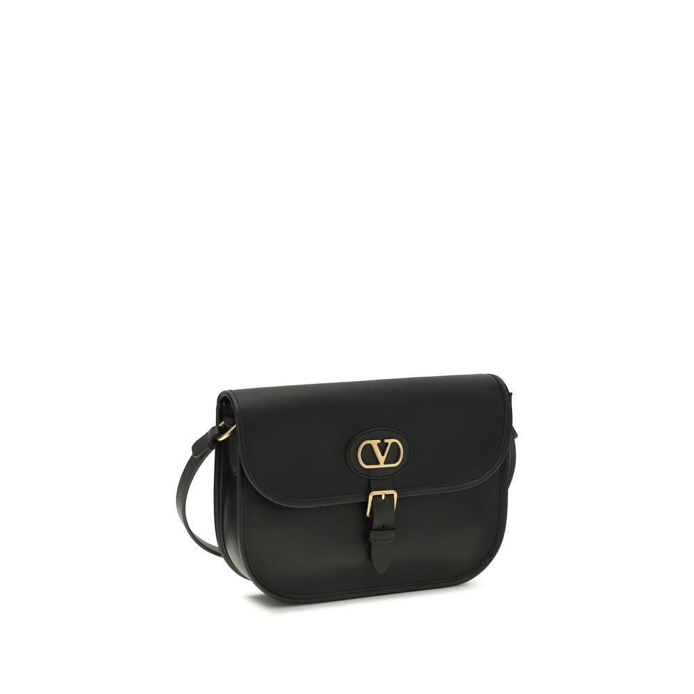 Sac bandoulière Valentino Garavani Bos Taurus en cuir de veau noir