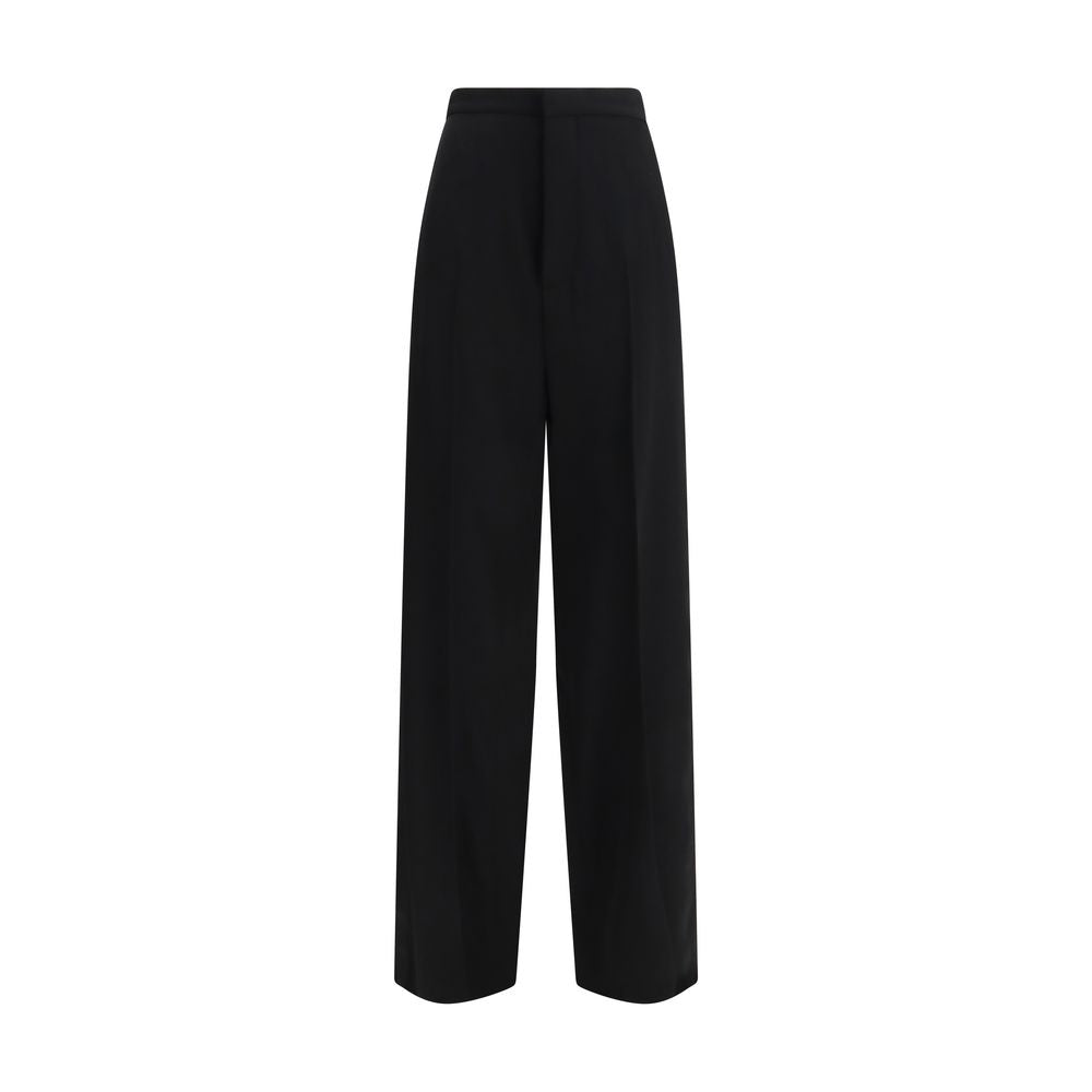 Pantalon de ville Balenciaga en coton noir