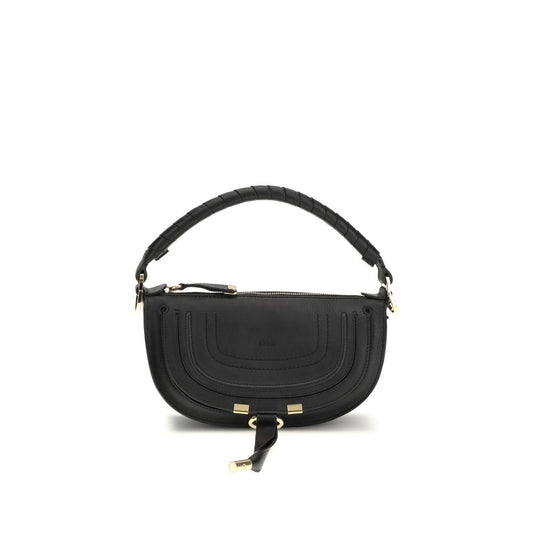 Borsa a tracolla Chloé Bos Taurus in pelle di vitello nera