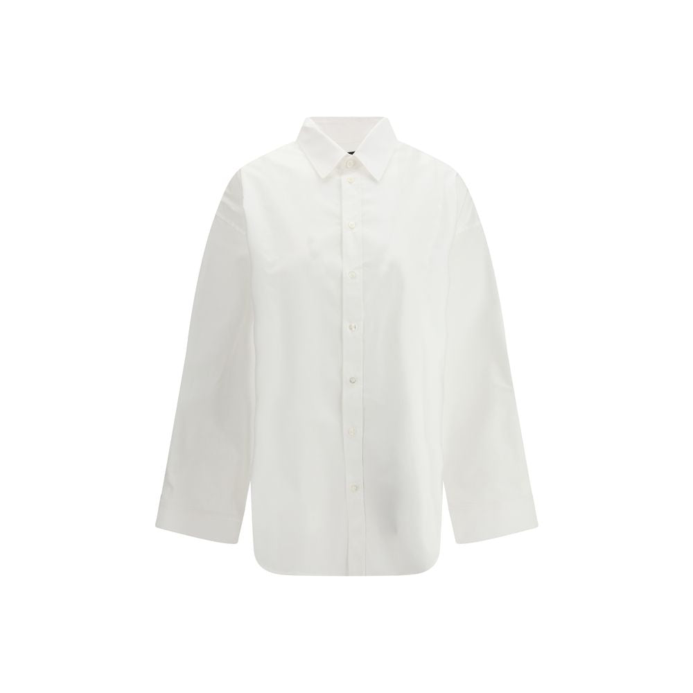 Camicia in cotone bianca Balenciaga
