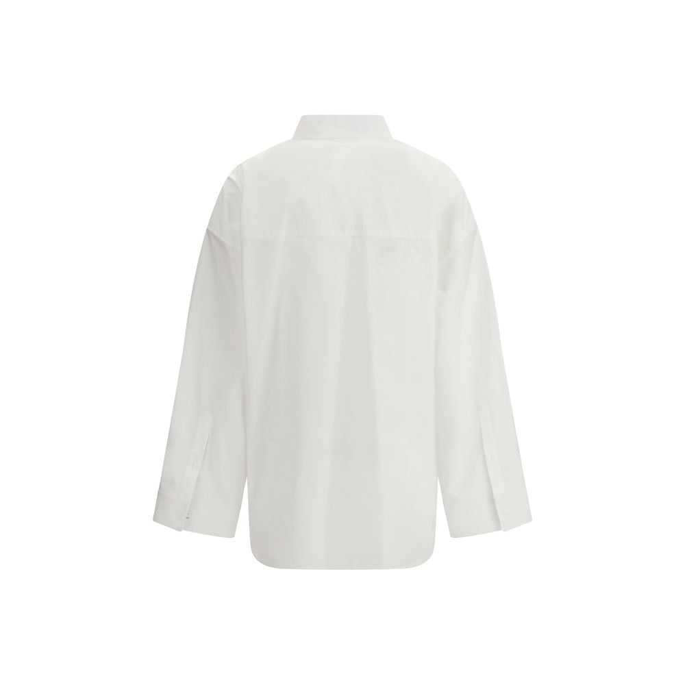 Camicia in cotone bianca Balenciaga