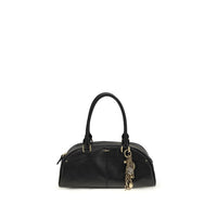 Borsa a mano Chloé in pelle di vitello nera Bos Taurus