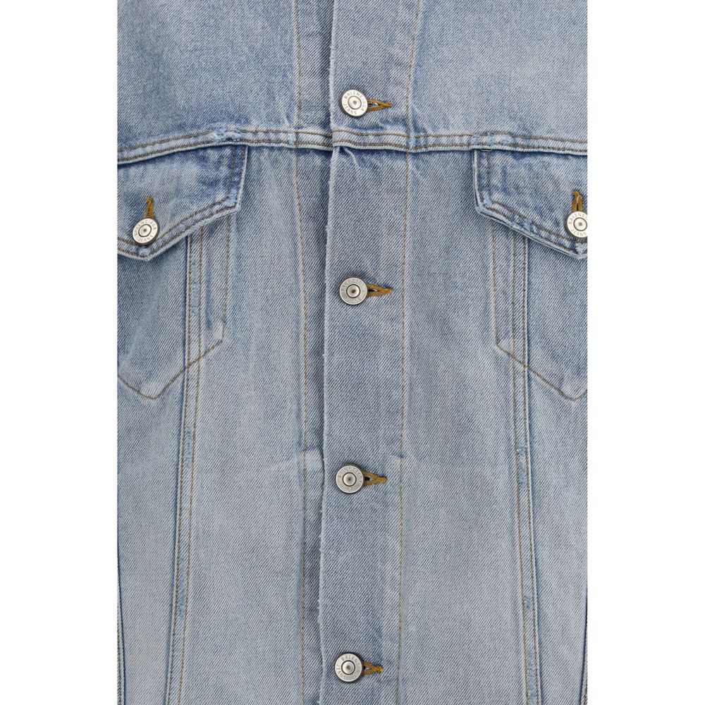 Giacca Balenciaga in denim di cotone blu