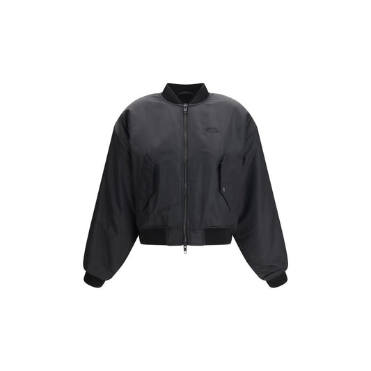 Bomber Balenciaga in poliammide nero