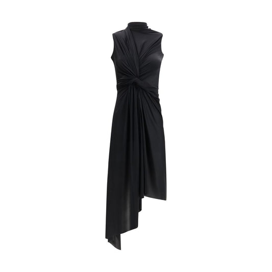Balenciaga Abito casual in poliammide nero