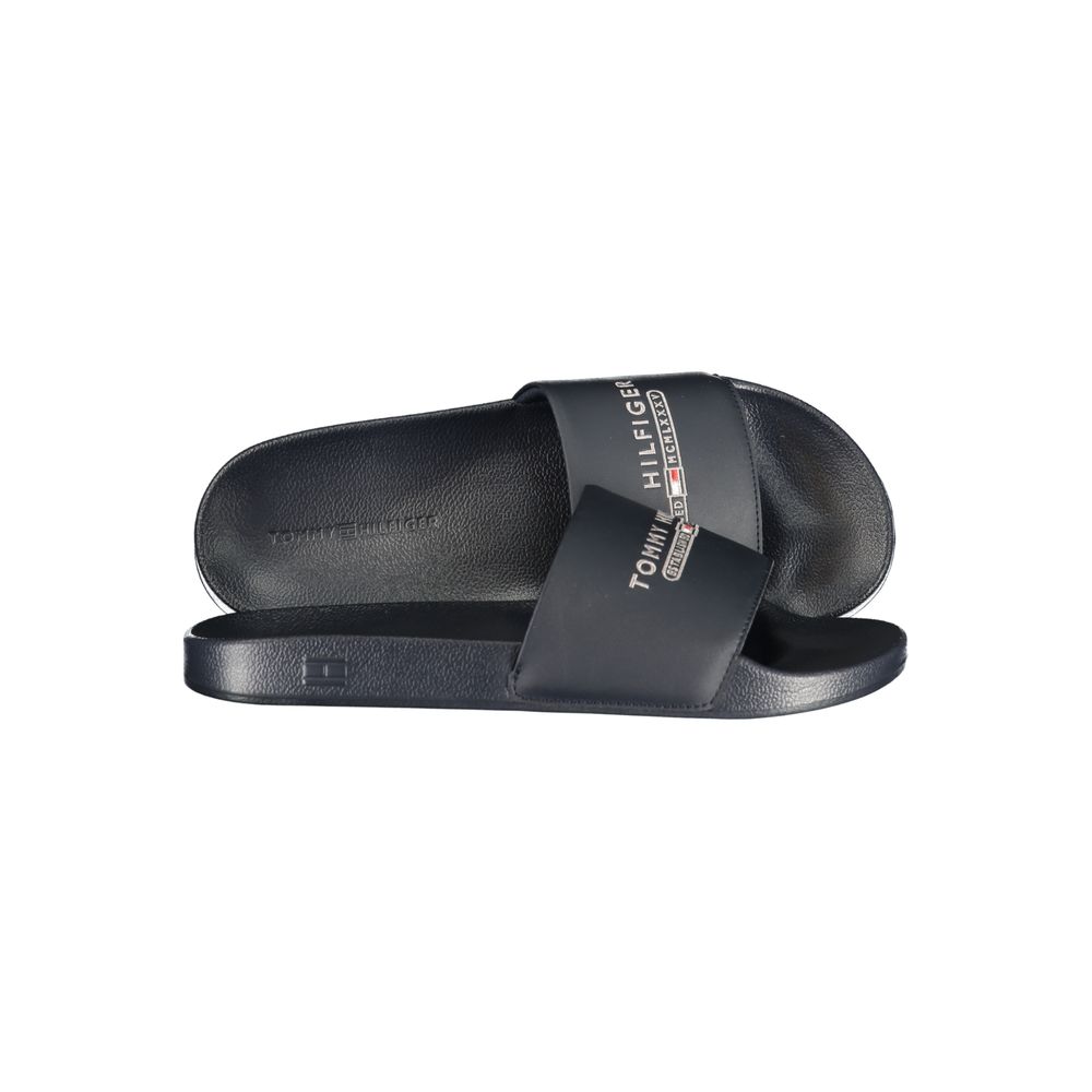 Ciabatta da Uomo in Poliuretano Blu Tommy Hilfiger