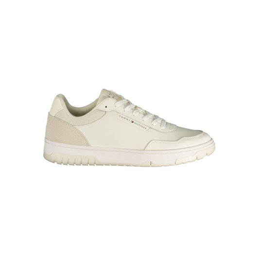 Sneaker da uomo Tommy Hilfiger in poliuretano bianco