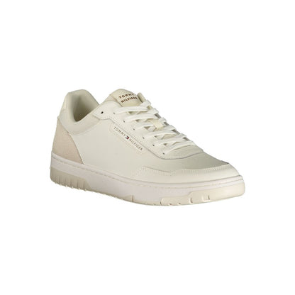 Sneaker da uomo Tommy Hilfiger in poliuretano bianco