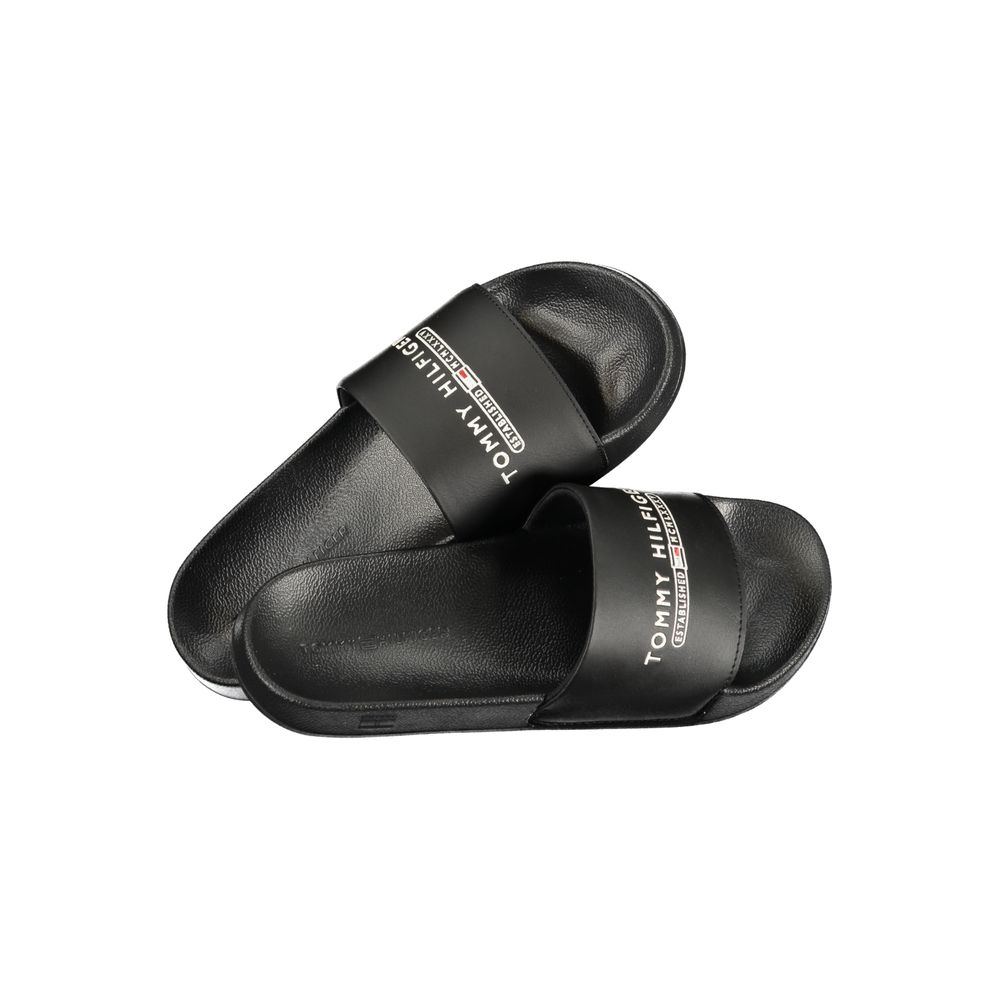 Pantoufles Tommy Hilfiger en polyuréthane noir pour homme