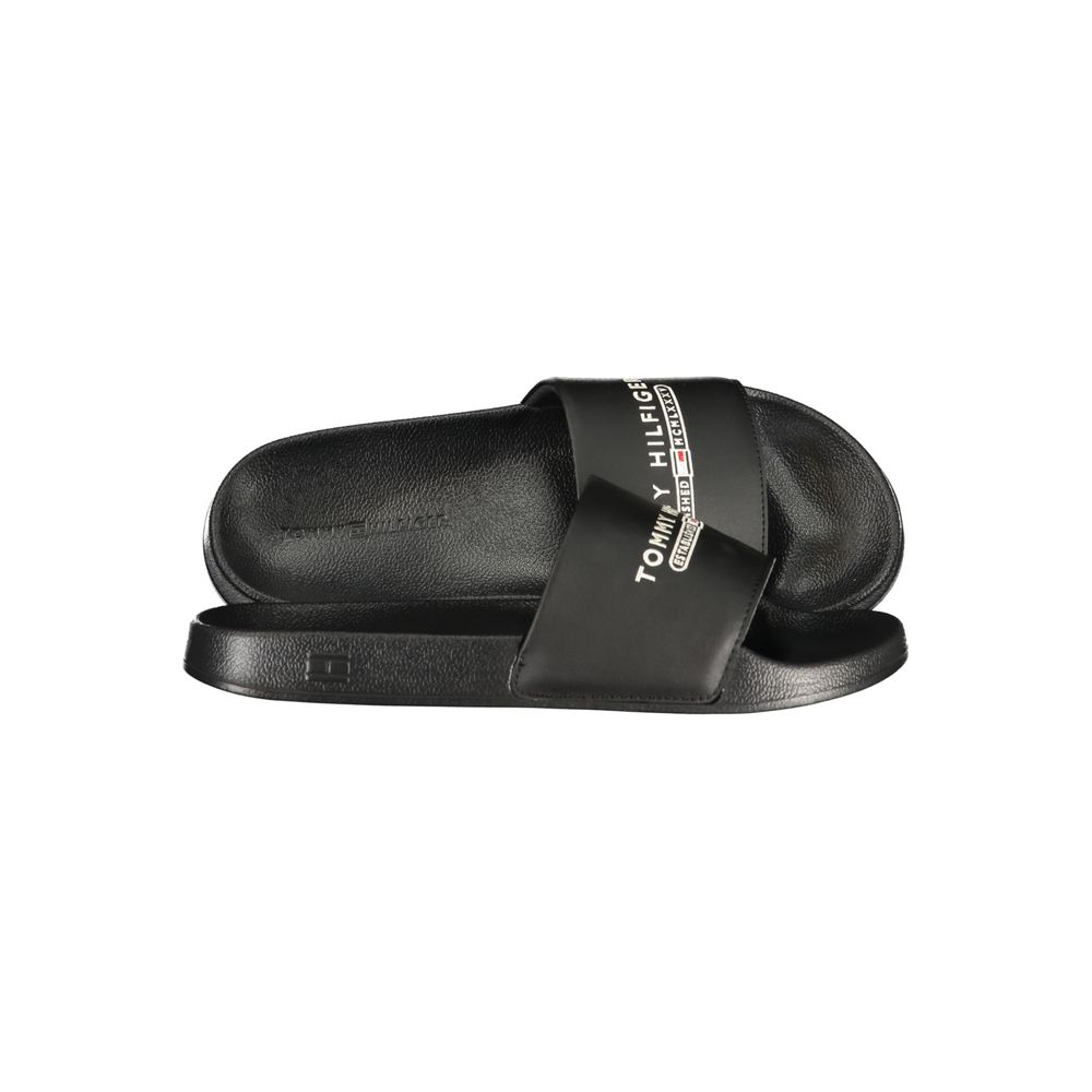 Pantoufles Tommy Hilfiger en polyuréthane noir pour homme