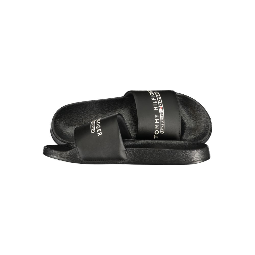 Pantoufles Tommy Hilfiger en polyuréthane noir pour homme
