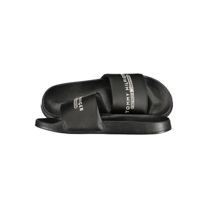 Pantoufles Tommy Hilfiger en polyuréthane noir pour homme