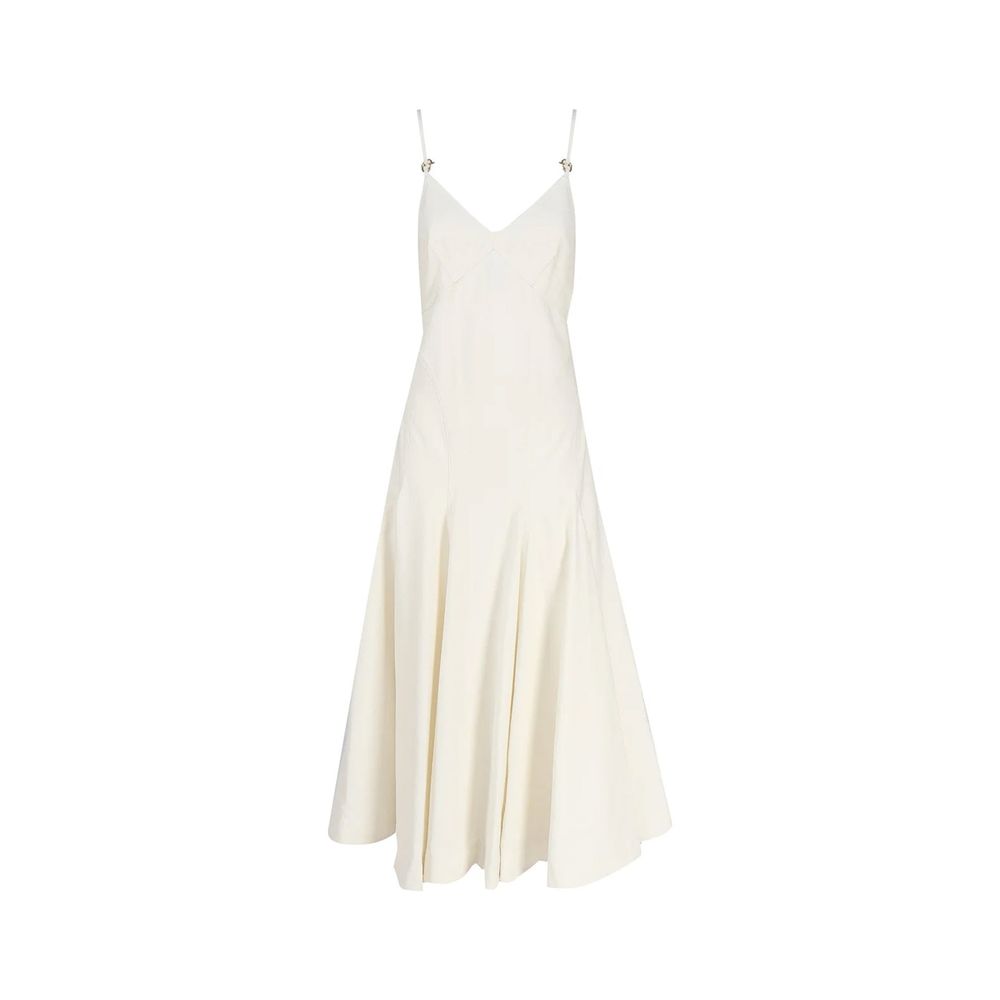 Robe décontractée Bottega Veneta en coton blanc