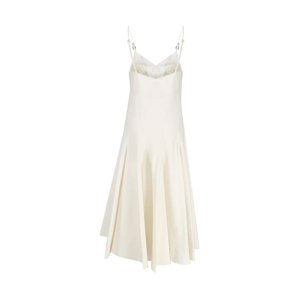 Robe décontractée Bottega Veneta en coton blanc