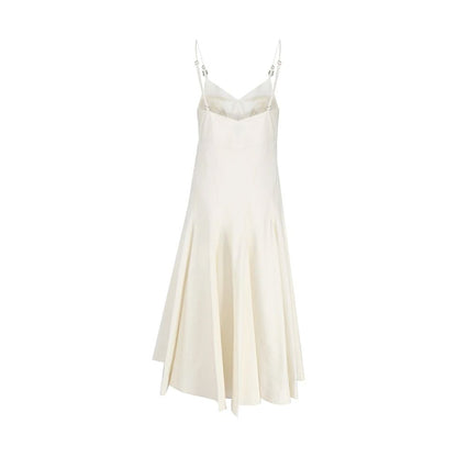 Robe décontractée Bottega Veneta en coton blanc
