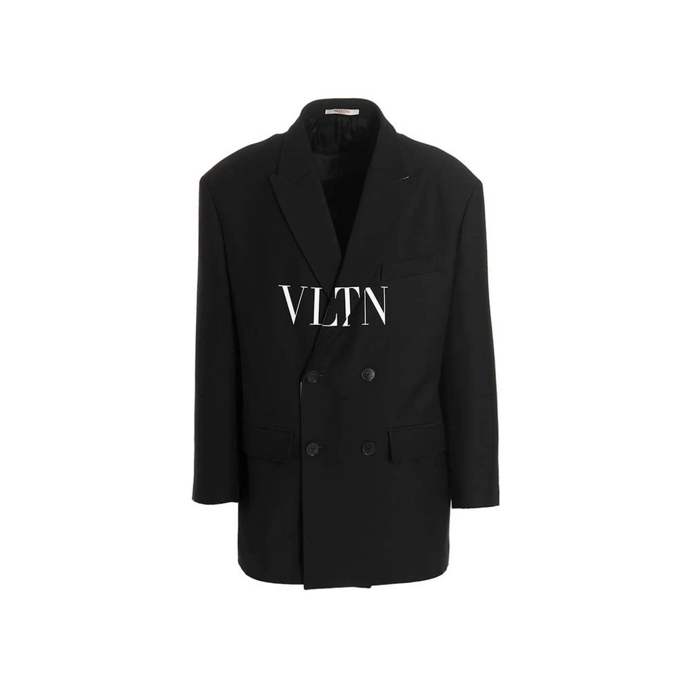 Blazer Valentino in seta nera