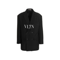 Blazer Valentino in seta nera