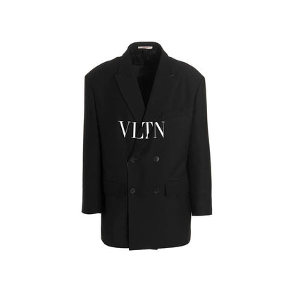 Blazer Valentino in seta nera