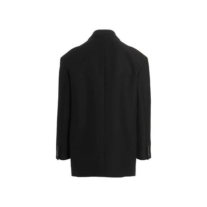 Blazer Valentino in seta nera