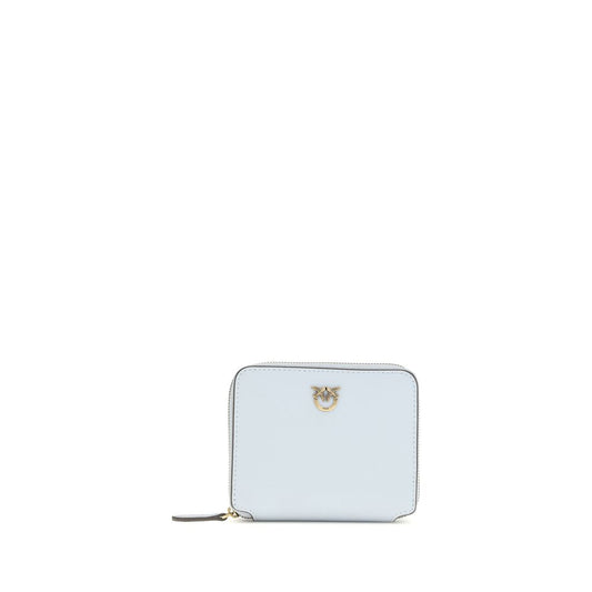 PINKO Portafoglio Bos Taurus in Pelle di Vitello Blu