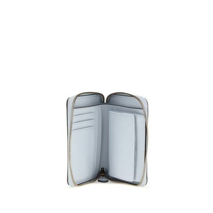 PINKO Portafoglio Bos Taurus in Pelle di Vitello Blu