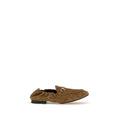Mocassins à enfiler en cuir de veau marron Gucci